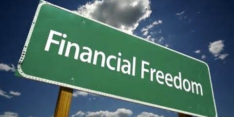 financial Freedom road sign